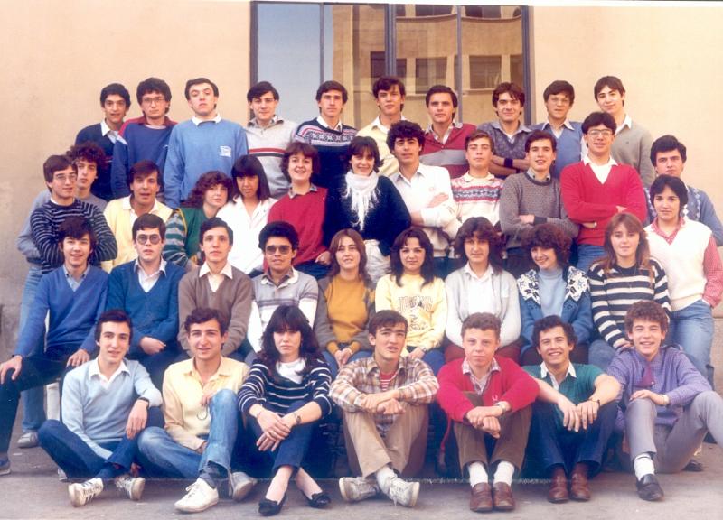 3r-BUP.JPG - Classe de 3er de BUP B Curs dels anys 1982-1983